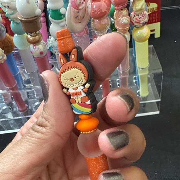 Orange Labubu Pen - Picture 8 of 8